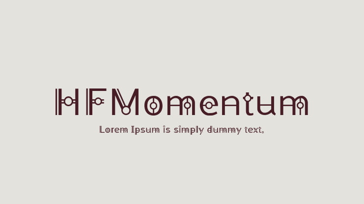 HFMomentum Font