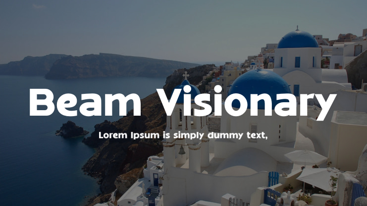 Beam Visionary Font