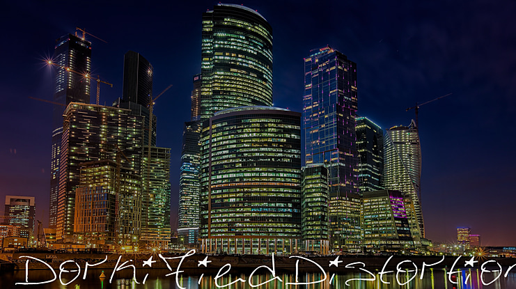 Dorkified Distortion Font