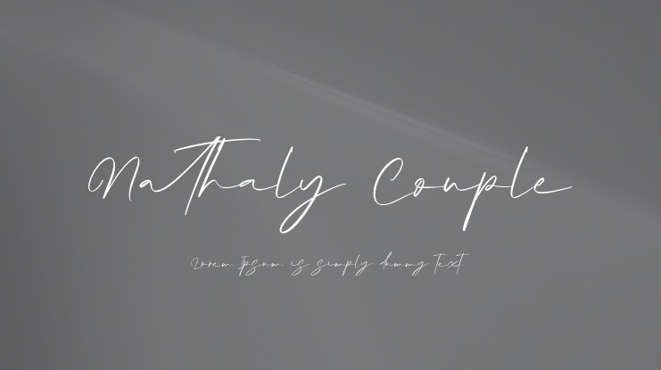 Nathaly Couple Font