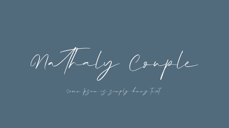 Nathaly Couple Font