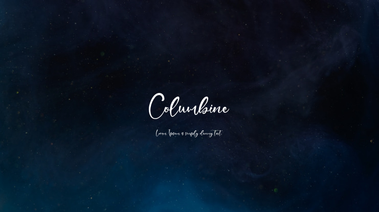 Columbine Font