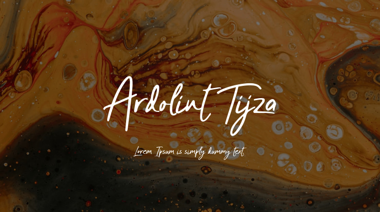 Ardolint Tijza Font
