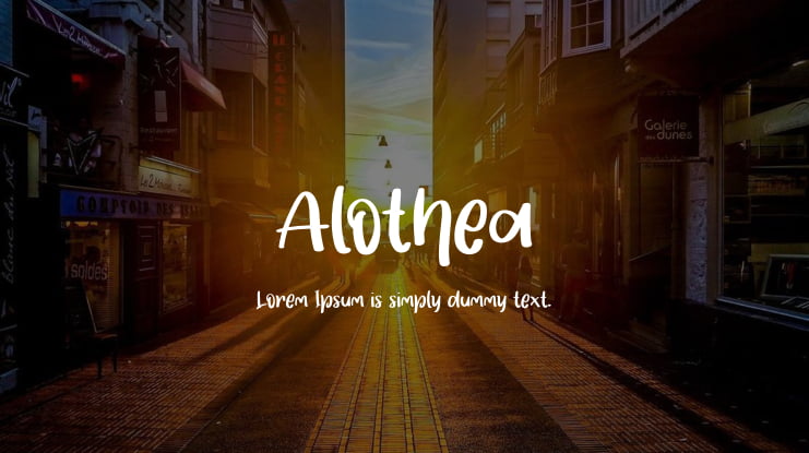 Alothea Font