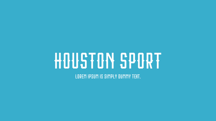 Houston Sport Font Family