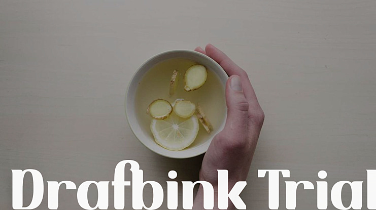 Drafbink Trial Font