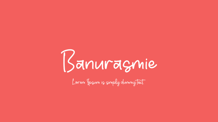 Banurasmie Font