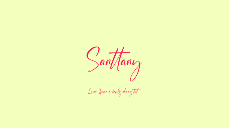 Santtany Font