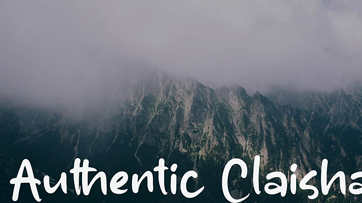 Authentic Claisha Font