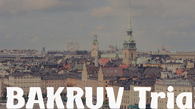 BAKRUV Trial Font