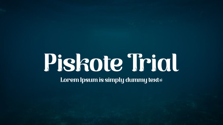 Piskote Trial Font