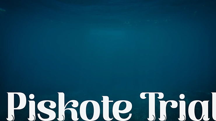 Piskote Trial Font