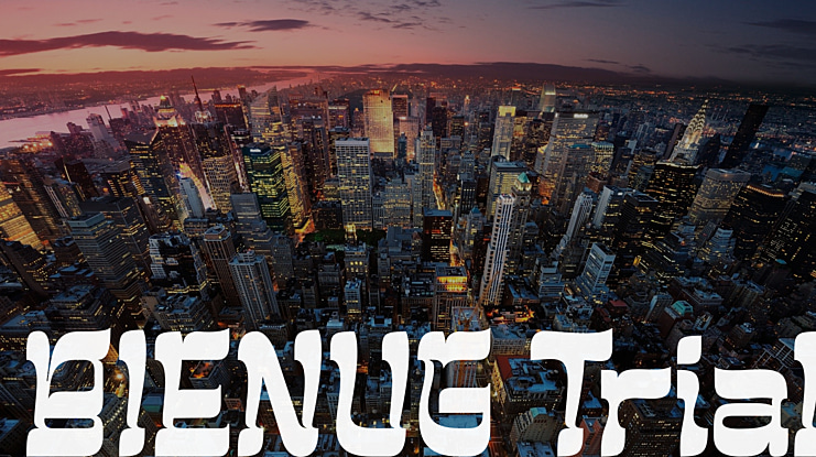 BIENUG Trial Font