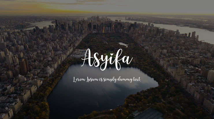 Asyifa Font