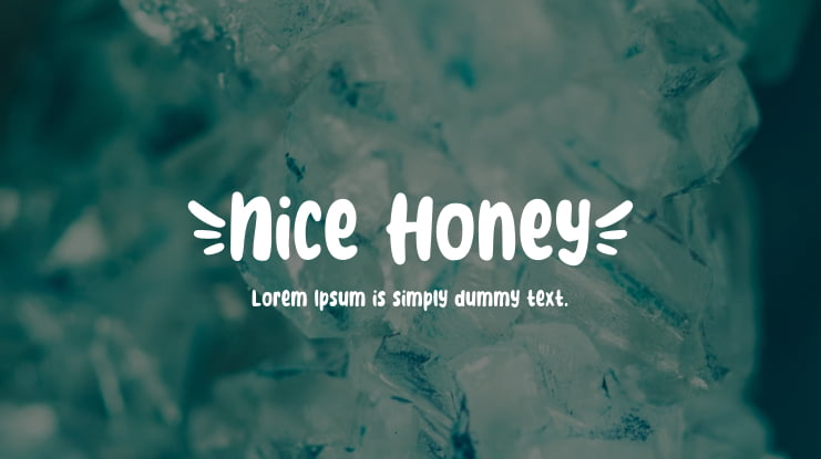 Nice Honey Font