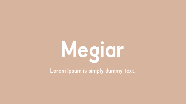 Megiar Font
