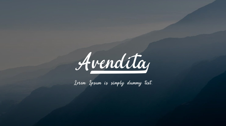 Avendita Font