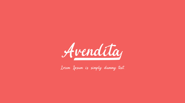 Avendita Font