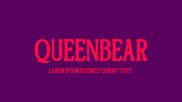 QUEENBEAR Font