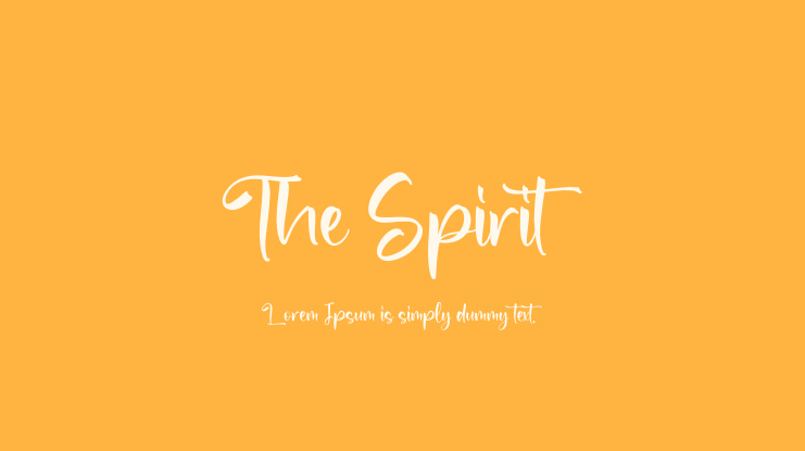 The Spirit Font