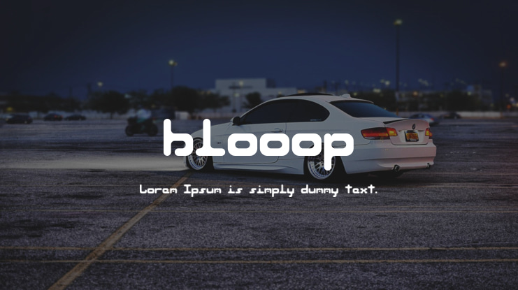blooop Font