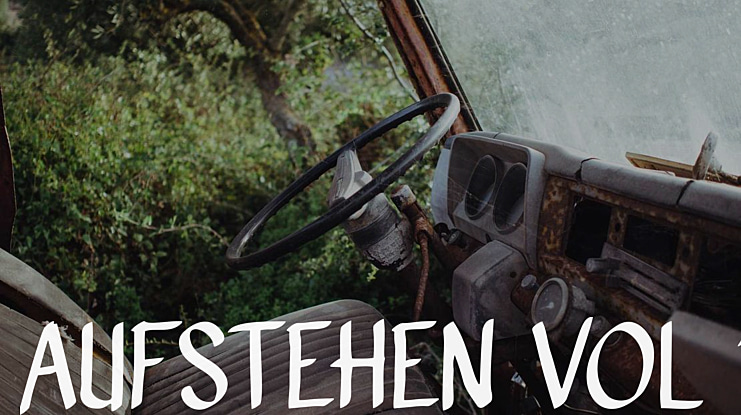 AUFSTEHEN VOL 1 Font
