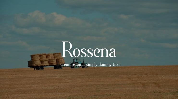 Rossena Font
