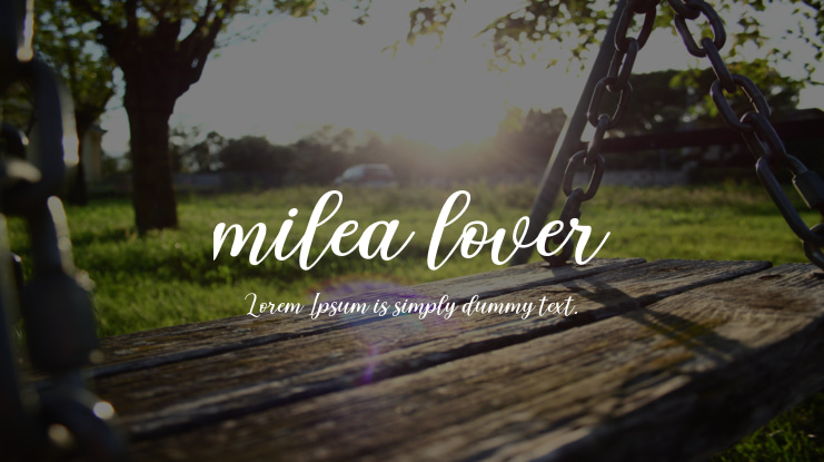 milea lover Font