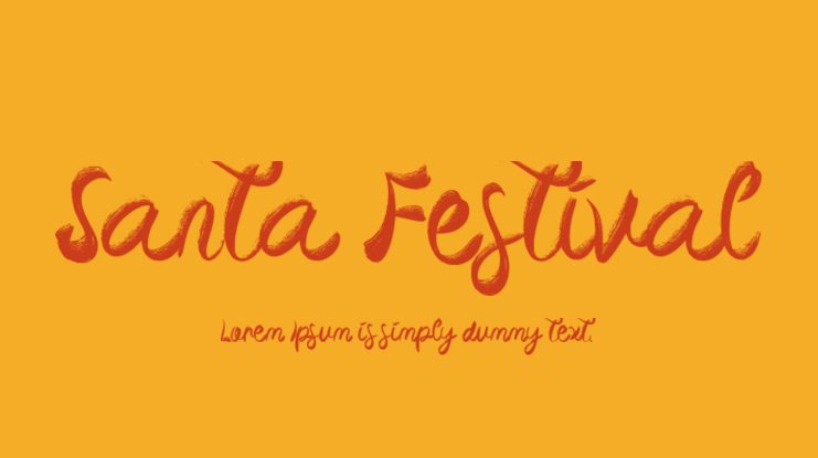 Santa Festival Font