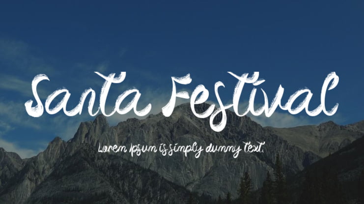 Santa Festival Font