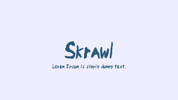 Skrawl Font