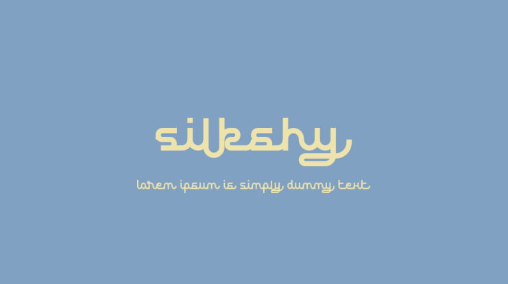 Silkshy Font Family
