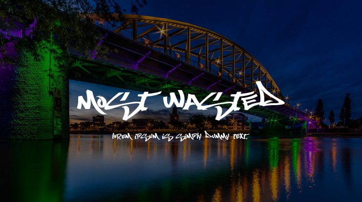 Most Wasted Font