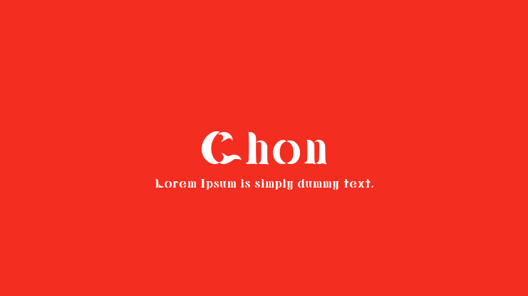 Chon Font