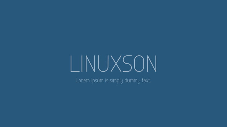 LINUXSON Font