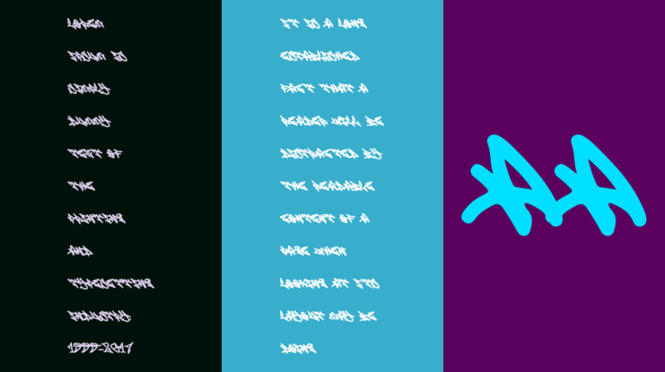 Phoenix Disaster Graffiti Font