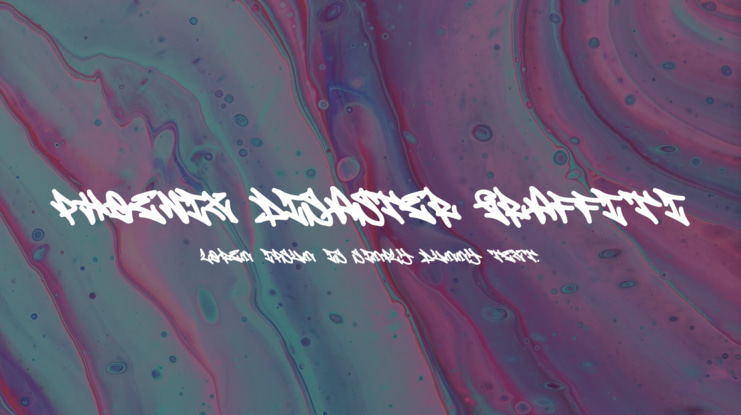 Phoenix Disaster Graffiti Font