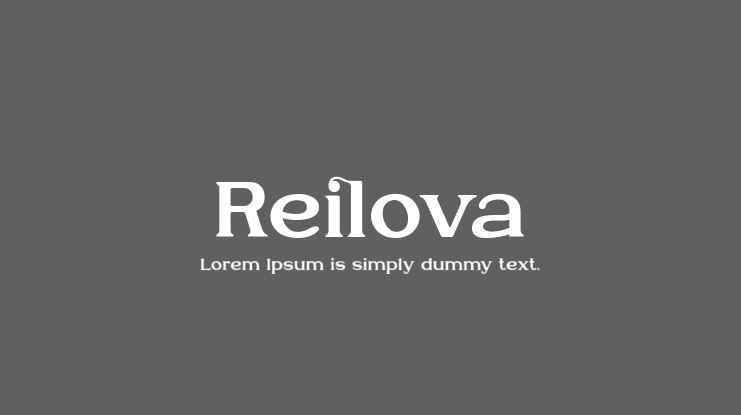 Reilova Font