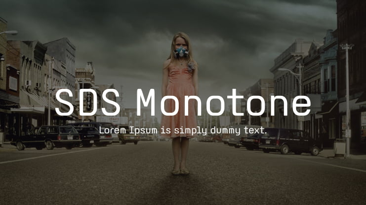 SDS Monotone Font Family