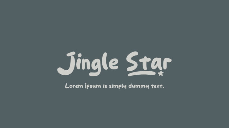 Jingle Star Font