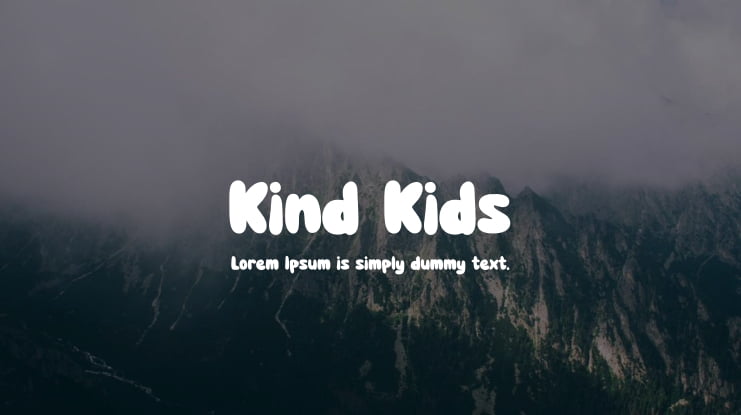 Kind Kids Font