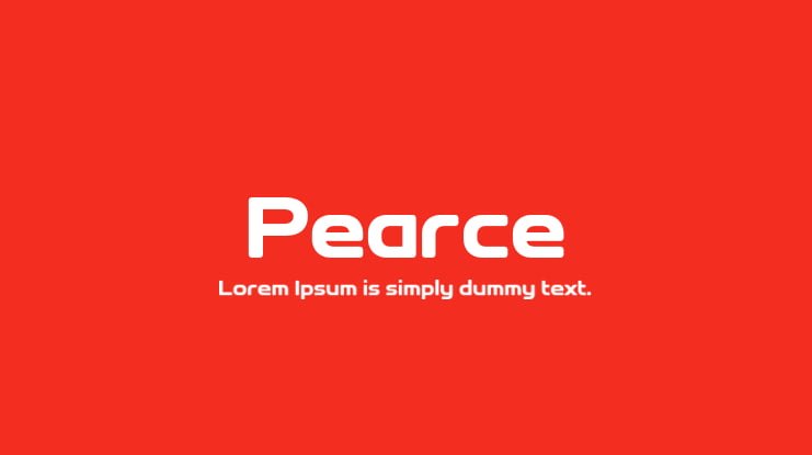 Pearce Font