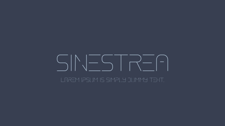 Sinestrea Font