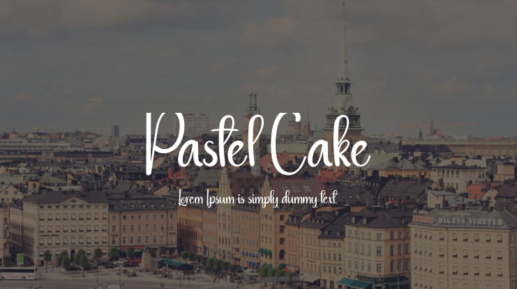 Pastel Cake Font
