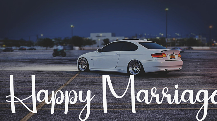 Happy Marriage Font