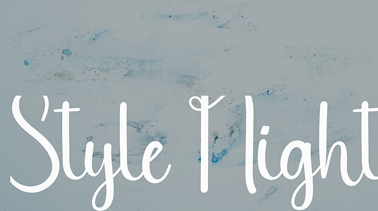 Style Night Font
