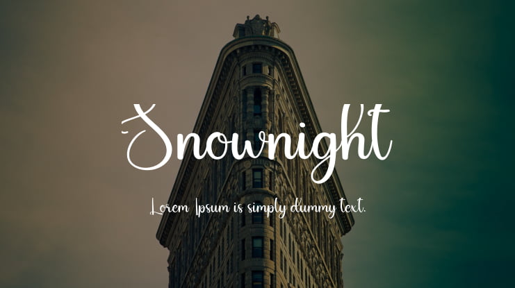 Snownight Font