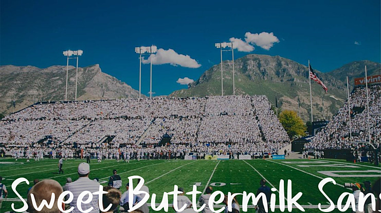 Sweet Buttermilk Sans Font