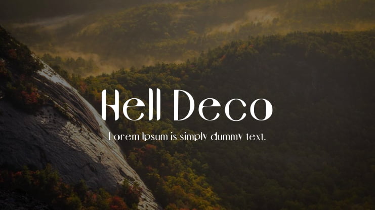 Hell Deco Font