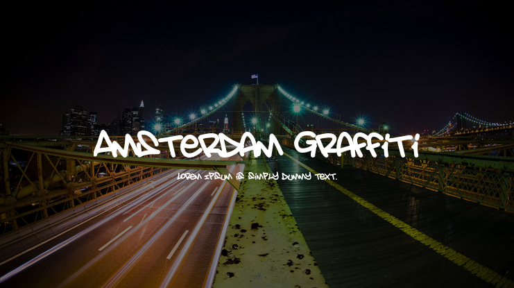 Amsterdam Graffiti Font